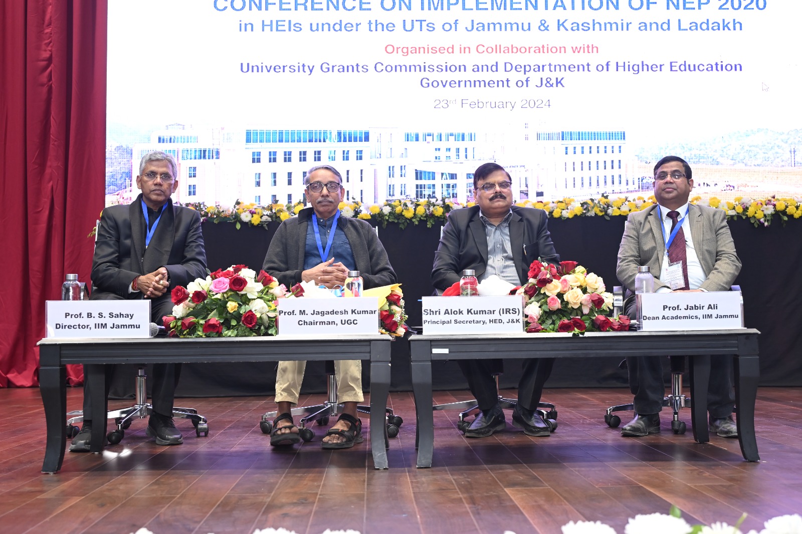 'Empowering Tomorrow's Education: IIM Jammu, UGC, and Dept. of Higher Education, Govt. of Jammu and Kashmir hosts a National Conference on NEP 2020 Implementation in HEIs of Jammu & Kashmir and Ladakh'